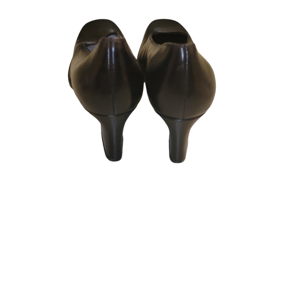 Enzo Angiolini Heels Leather Black 8N 3" - Picture 4 of 5